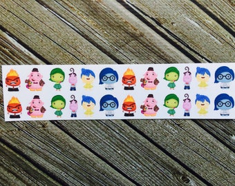 Functionele planner stickers karakters binnenstebuiten
