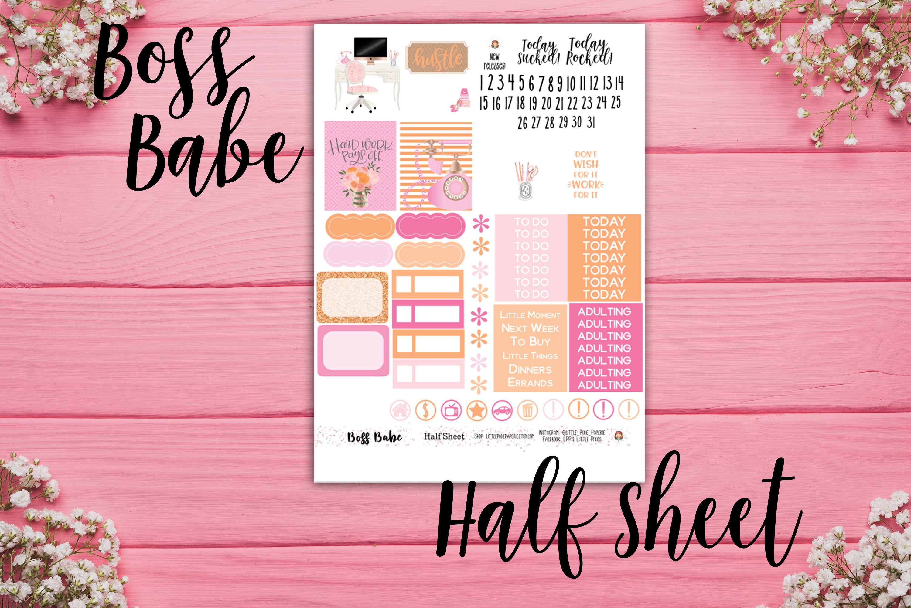 Sticker Set for Planners