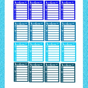 Plan To Clean Sticker Set