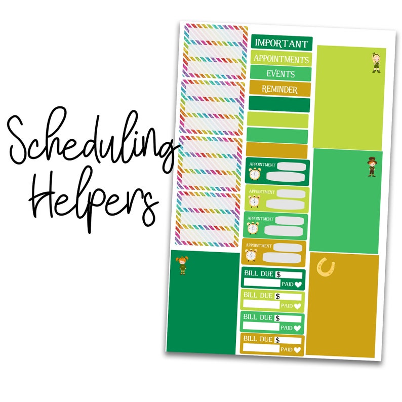 March Monthly Full Kit Planner Stickers for Use With Erin - Etsy
