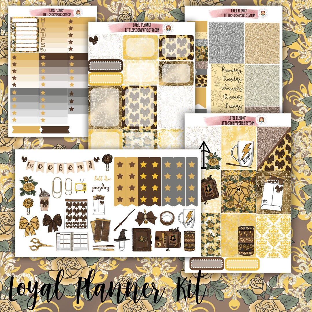 Loyal Planner Weekly Stickers Kit - for Use With Erin Condren ...