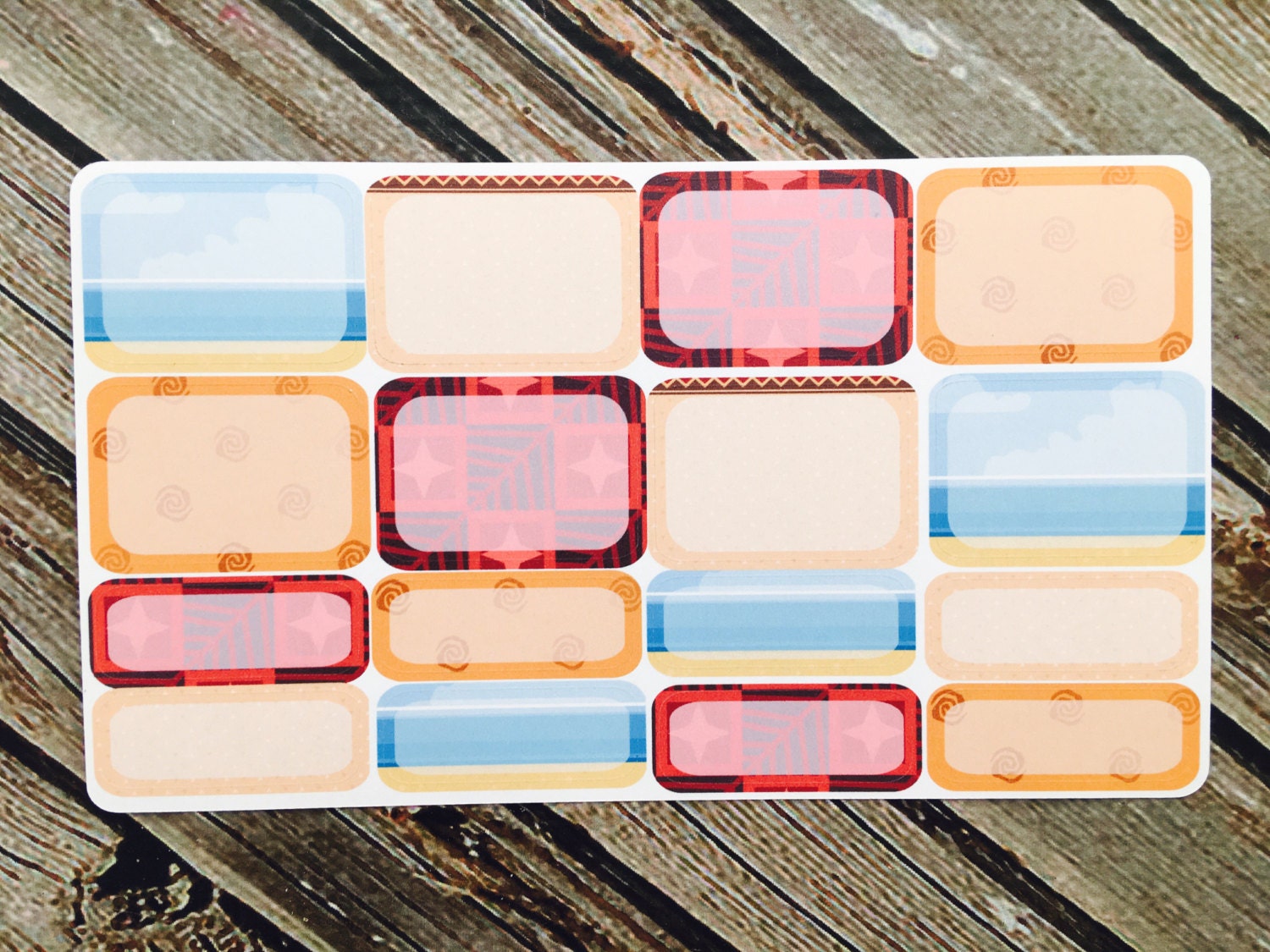 Polynesia Princess Weekly Planner Stickers Set Full Kit - Etsy