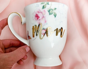 Coffee Mug for Mom | Mom Tea Mug Gift  | Mom Gifts from Daughter | Mom Coffee Mug | Mom Birthday Gift | Floral Coffee Mug | Gift from Son