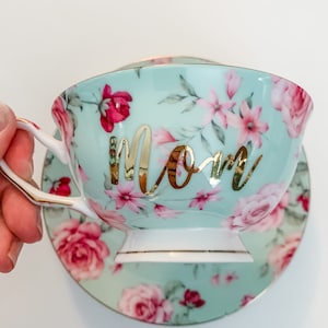 Mom Tea Cup | Mom Gift Ideas | Mom Christmas Gift | Mom from Daughter | Mom Birthday Gift | Gift-For-Mom | Mom from Son | Personalized Gifts