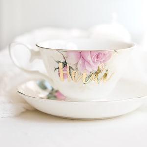 tasse à thé | Tasse à thé personnalisée | Tasse à thé personnalisée | Cadeau pour amateur de thé | Cadeau tasse de thé | Cadeau tasse de thé pour elle