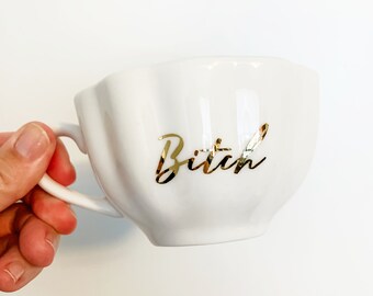 Bitch Tea Cup & Saucer | Naughty Teacup | Vulgar Tea Cup | Slut Whore Fuck Off | Best Bitches | Swear Word Teacup | Best Friend Gift