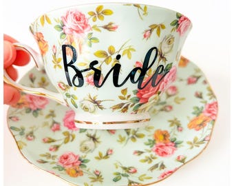Tea Cup | Personalized Tea Cups | Custom Tea Cup | Tea Lover Gift | Teacup Gift | Tea Cup Gift for Her | Personalized Gift | Tea Party