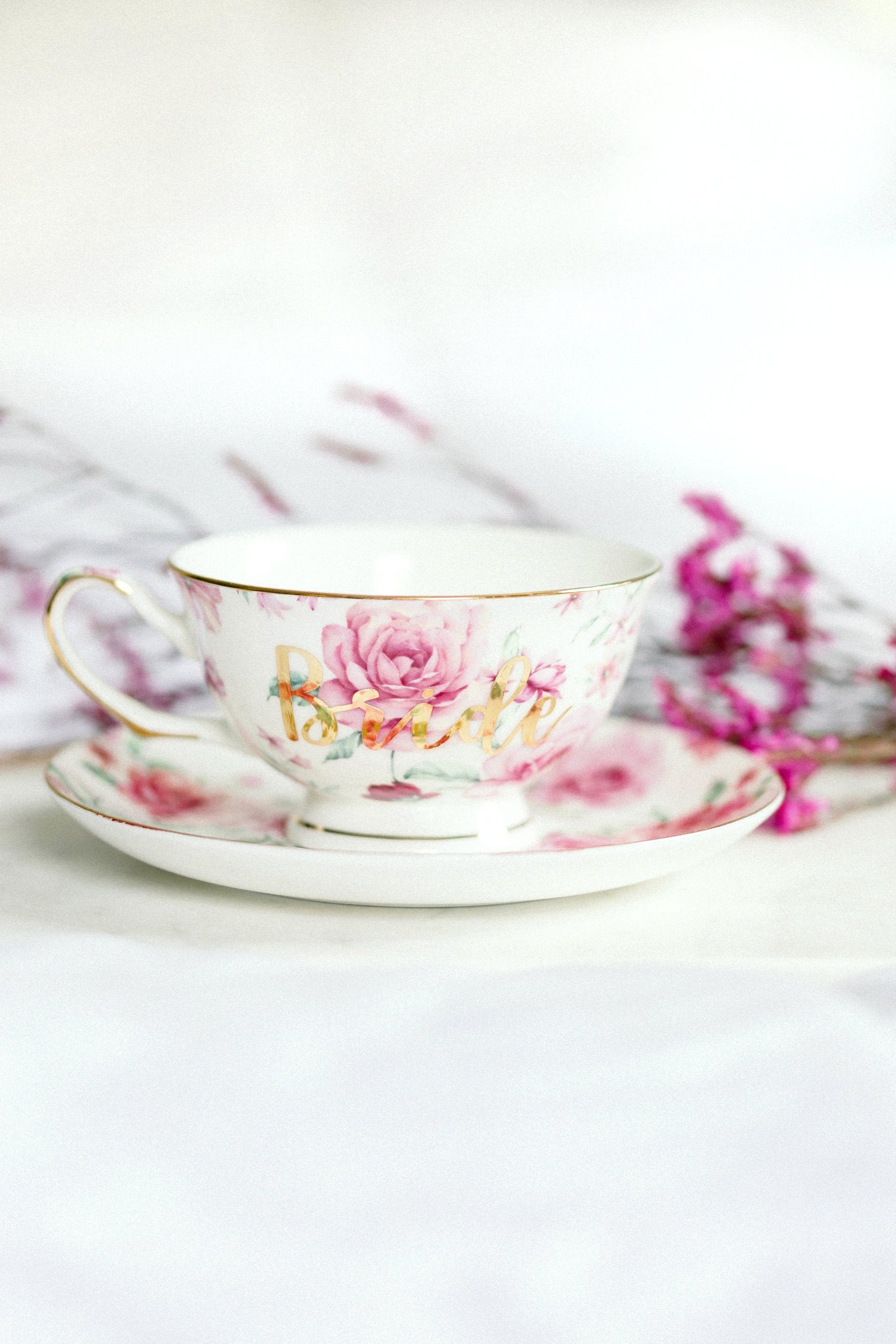 Bride Tea Cup & Saucer Bride Teacup Bride Cup Wedding Etsy