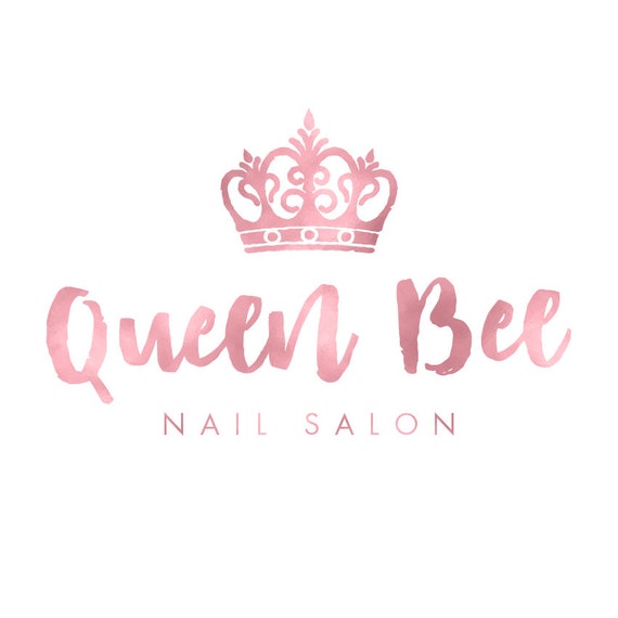 Crown Logo Design Premade Logo Queen Logo Rustic Logo Etsy