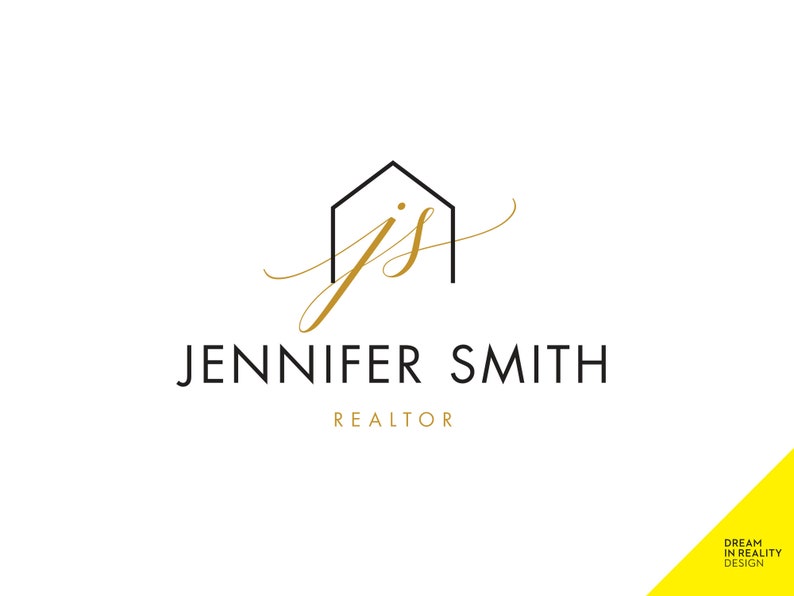 Premade Logo Realtor Logo Minimalist Real Estate Logo Design Etsy