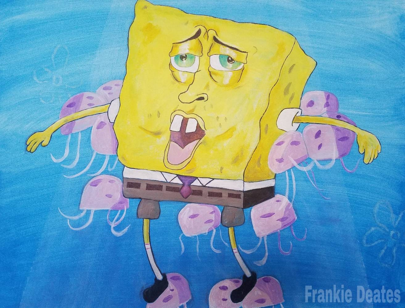 Detailed Spongebob Paintings
