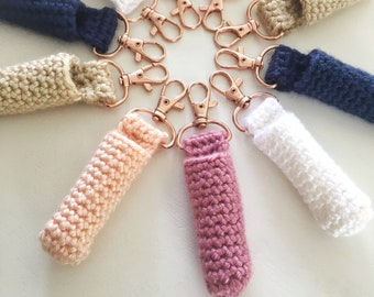 crochet chapstick holder