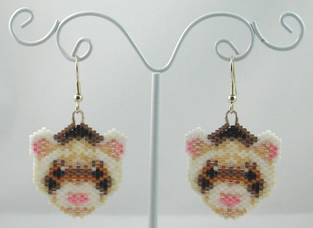 ferret earrings