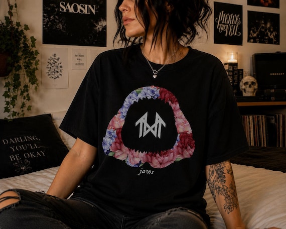 Sleep Token Jaws Floral Album Art Tee | Bella Canvas Unisex Alternative Shirt