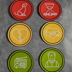 Blink-182 Take Off Your Pants Jacket Symbols Sticker Set (6 Stickers)