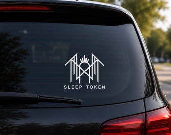 Sleep Token Logo Vinyl Decal | Band Symbol Car Laptop Sticker