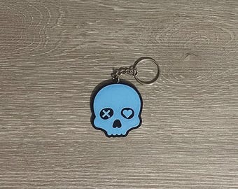Lights Out Glow in the Dark Keychain, 3D printed, Dark romance