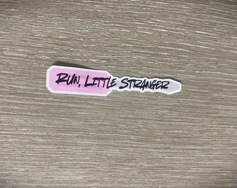 Sticker Run Little Stranger schroevendraaier, sticker Dark Romance