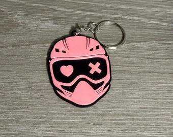 Caught Up Glow in the Dark Keychain, 3D printed, Dark romance