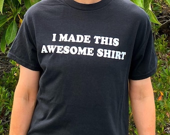 Custom Shirt, Personalized Retro Font Text Shirt, Design Your Own Text T-shirt