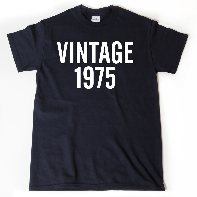 T-shirt 1975 Vintage Édition Limitée Pièces Originales
