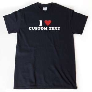 I heart custom t shirts clearance