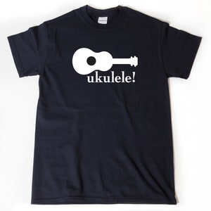 Ukulele T-shirt, Hawaiian Music Shirt, Hawaiian Instrument, Hawaii Shirt For Husband, Wife, Boyfriend, Girlfriend, Brother Sister Musician