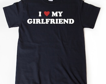 Camiseta "Amo a mi novia", Camiseta "Amo a mi novia", Camiseta de San Valentín, Regalo de San Valentín, Camiseta para novio