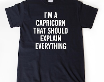 Capricorn Shirt,  I'm A Capricorn That Should Explain Everything T-shirt, Astrology Shirt,