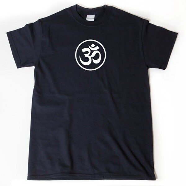Om Shirt, Om T-shirt, Yoga Gift, Aum Shirt,  Yoga Symbol. Sanskrit, Dharma Non-Violence Tee Shirt