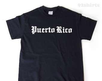 Puerto Rico Shirt,  Puerto Rican T-shirt, Boricua Shirt, Place Name Tee Shirt, Puerto Rican San Juan