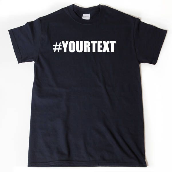 Hashtag Shirt - Etsy