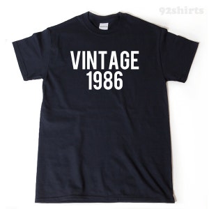 1986 Birthday Shirt, Vintage 1986 T-shirt, Funny Birthday Gift Tee Shirt, 1986 Birthday Gift Idea, 35th birthday Bild 1