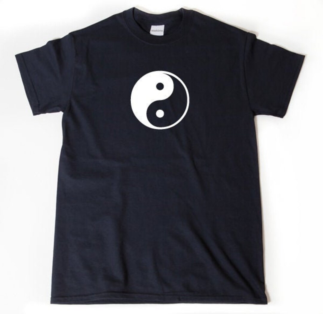 Yin Yang Tshirt, Yin Yang Shirt, Chinese Symbol, Meditation, Yoga Shirt, Symbol Tee Shirt Etsy