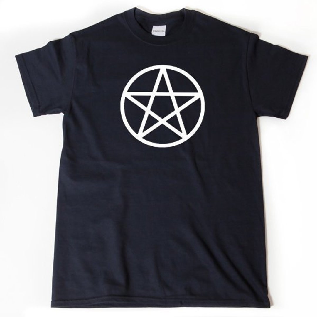 Pentagram Necklace Graphic Tee For Men main image 0