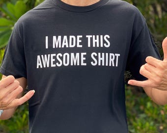 Custom Text Shirt, Custom Short Sleeve T-shirt, Personalize Shirt Customize Tee Shirt, Design Your Own T-shirt, Your Text Here Slogan Shirt