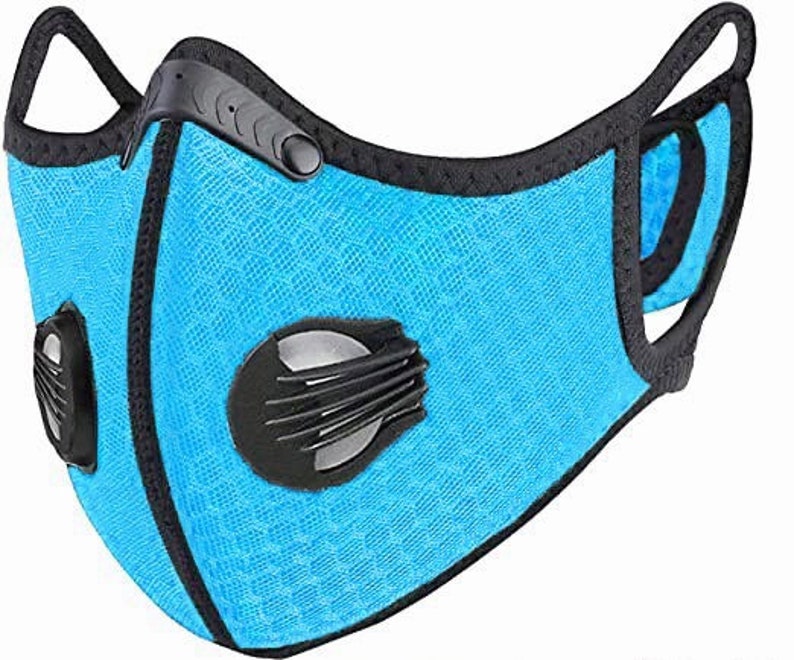 New Dual Filter Velcro Mask Design That Protects the Wearer | Etsy