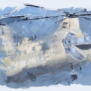 Helicopter Chinook print 11x17&quot; unframed, aviaiton lovers, helicopter pilot, pilot gifts, gifts for aviators, aviation gifts, helicopter art
