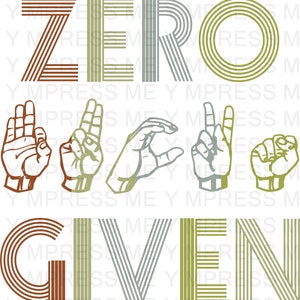 Zero **** Given SVG Download