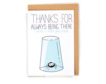 Valentines day card - Anniversary card - Birthday card - Blank inside - Funny card for him