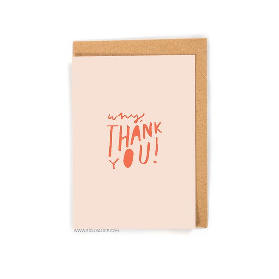 Thank You Card Friendship Appreciation Thanks Bestie Etsy