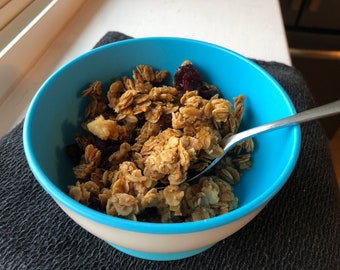 Gingerbread Granola | Homemade Oats, Walnuts, Cranberries, Molasses, Ginger
