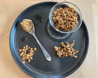 Homemade Peanut Butter Granola | Small Batch Oat Granola | Healthy Breakfast | Gourmet Food Gift
