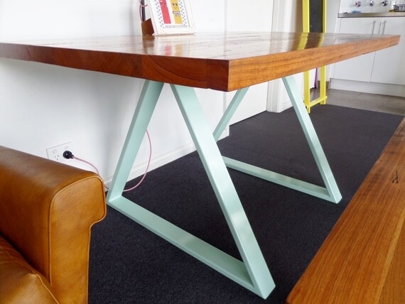 Triangular Table Legs The Perfect Height For A Dining Table Etsy