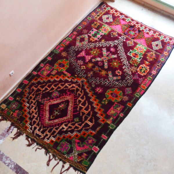 Morocco Vintage rug // 9'10"x6' //South Morocco// KL9996