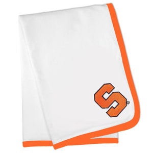 Future Tailgater Syracuse Orange Officially Licensed Baby Receiving Blanket - Orange Trim