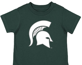 Michigan State Spartans Logo Baby Toddler T Shirt Etsy