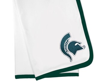 Michigan State Spartan Baby Receiving Blanket