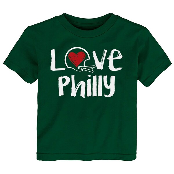 Love Football Chalk Art Baby/Toddler/Youth TShirt for Philadelphia Football Fans