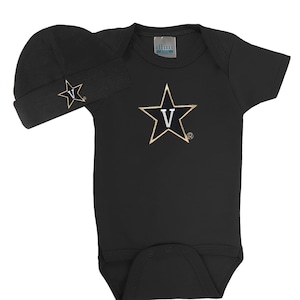 Vanderbilt Commodores Baby Bodysuit and Cap